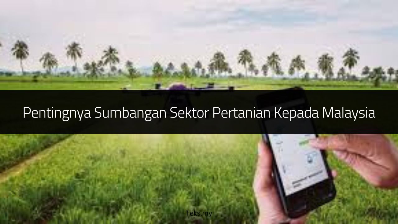 Pentingnya Sumbangan Sektor Pertanian Kepada Malaysia